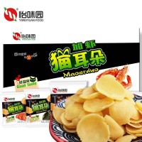 怡味園加蝦貓耳朵整件6斤童年五香麻辣辦公室零食小吃一件代發(fā)